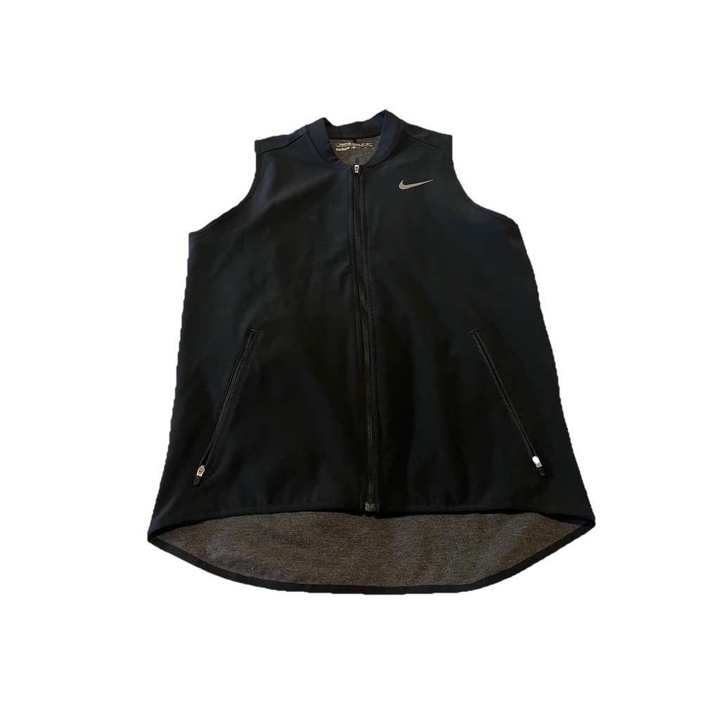 Womens Nike Composite Golf Vest Medium Black 802890 010 Lightweight